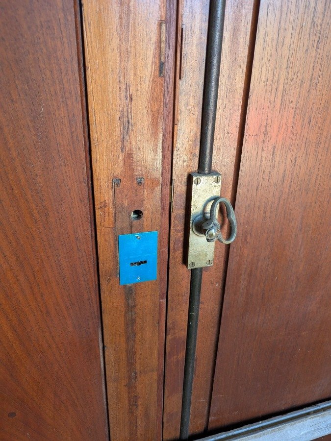 Puerta doble exterior en cedro con marco de pinotea - imagen 10