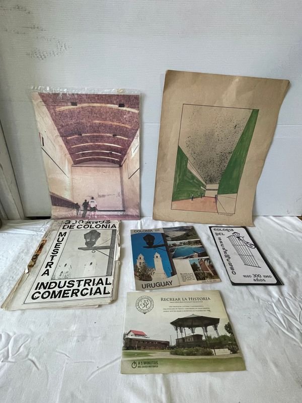 Colección de Folletos y Material Gráfico: Frontón, Colonia, Uruguay