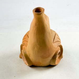 Jarra de cerámica artesanal con rostro humano - imagen 3