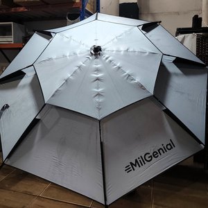 Sombrilla Impermeable Reforzada MilGenial con Protección UV y Estaca Tridente - imagen 1