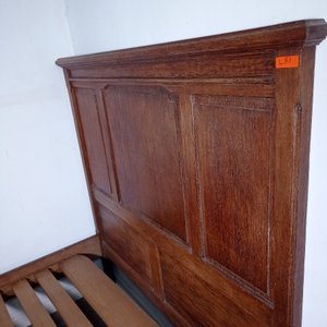 Cama de Roble Estilo Clásico Plaza y Media - imagen 7
