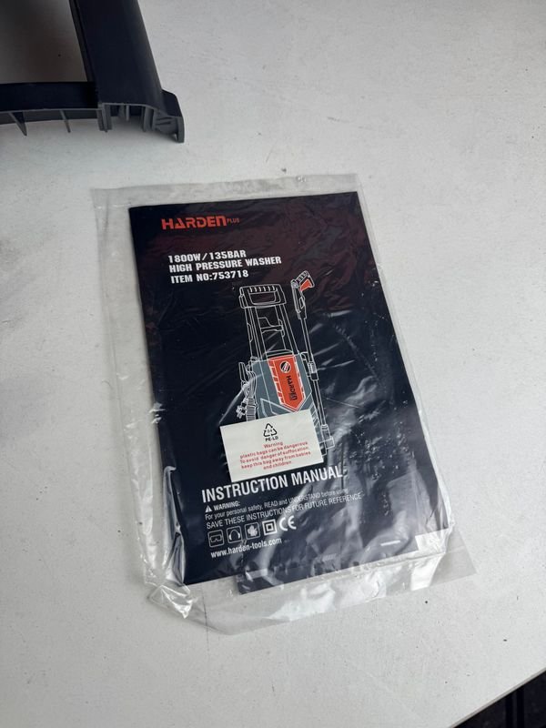 Lavadora de alta presión Harden 1800W - imagen 6