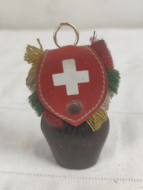 CENCERRO SUIZO EN BRONCE - Artículo de Bronce con Diseño Intricado - imagen 1