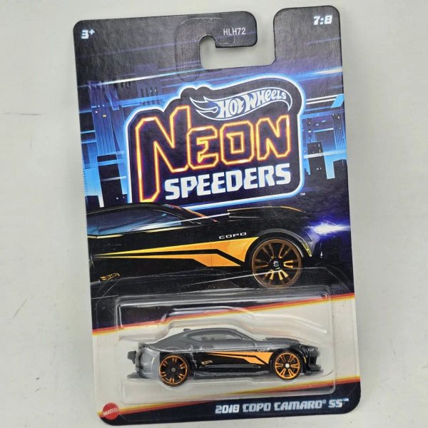 Hot Wheels Neon Speeders 2018 COPO Camaro SS - imagen 1