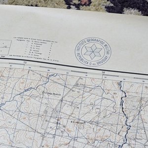 Mapa Topográfico de Florida, Uruguay - Instituto Geográfico Militar - imagen 3