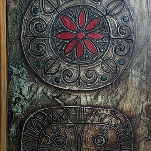 Obra de Arte "Vázquez Jurado" - Técnica Mixta sobre Fibra (53 x 33 cm) - imagen 2