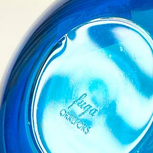 Centro de Cristal Azul Orrefors - Diseño Nórdico - imagen 4