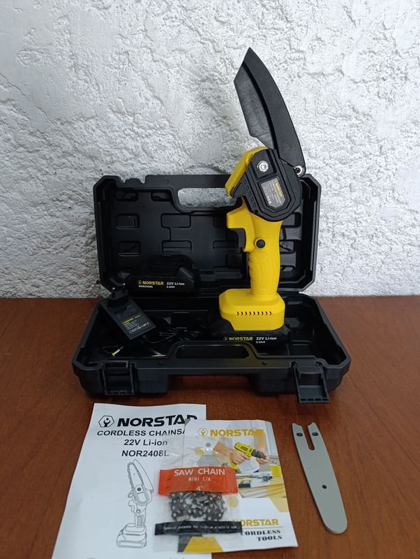 Lote siguiente: Mini Motosierra Inalambrica Norstar - Equipamiento de Trabajo