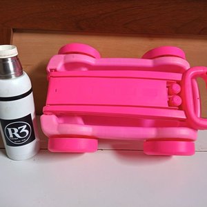 Camioneta Juguete Rosa Plástico - imagen 6