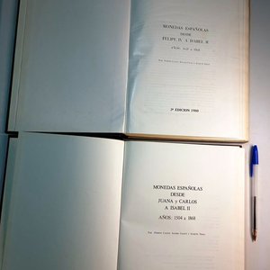 2 Libros "Monedas Españolas" de Ferrán, Xavier Calicó y Joaquín Trigo - imagen 2