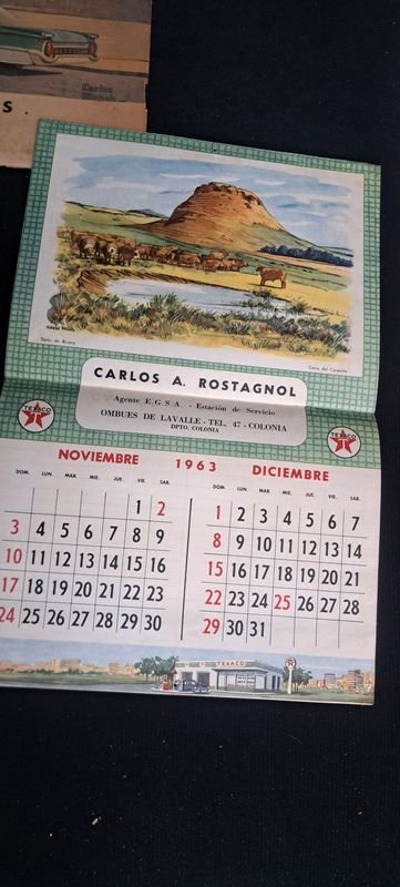 Colección de Almanáques Texaco 1963 - imagen 8
