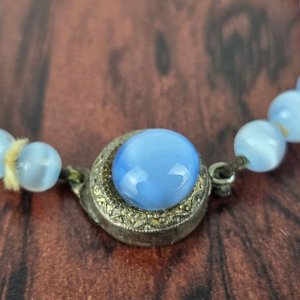 Collar de Cristal Murano Celeste con Cierre Metálico - imagen 3
