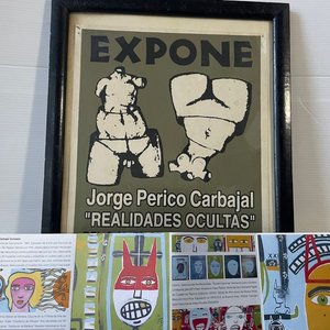 Exposición "Realidades Ocultas" de Jorge Perico Carbajal: Afiche y Librillo - imagen 3