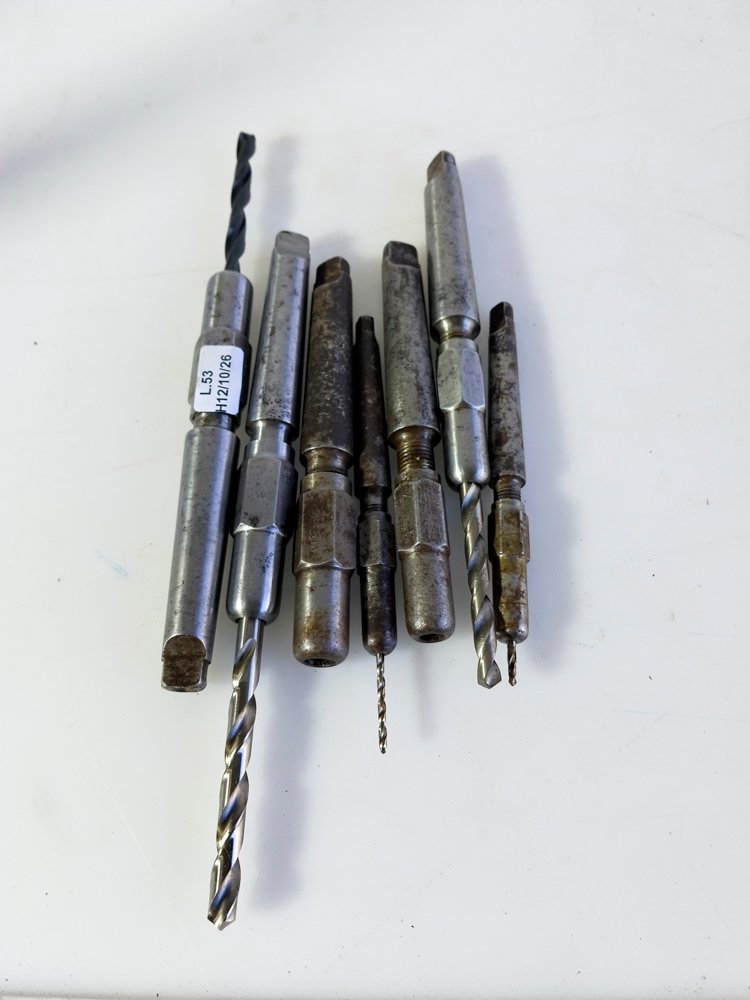 Set de 7 Mandriles y Brocas para Herramientas