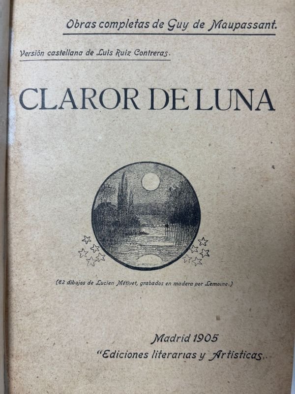 Novelas antiguas de Vicente Blasco Ibáñez, Guy de Maupassant y más - imagen 6