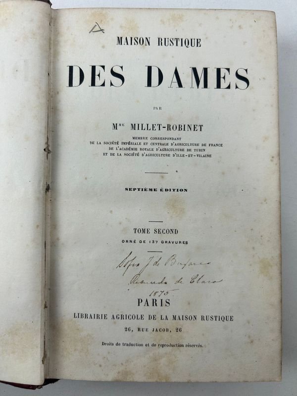 Libros de arte de Mme Millet-Robinet, 7ª edición - imagen 3
