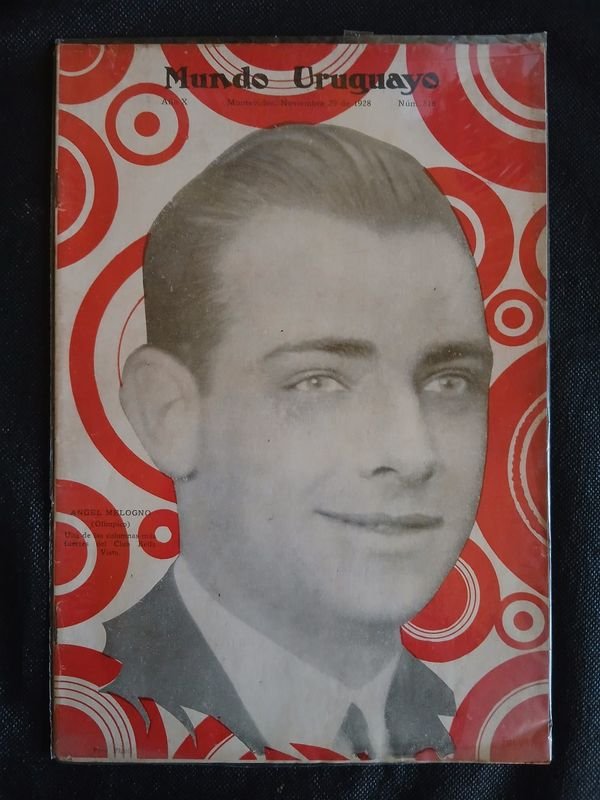 Revista Mundo Uruguayo N.º 516 (1928) - Ángel Melogno Medalla de Oro Ámsterdam 1928