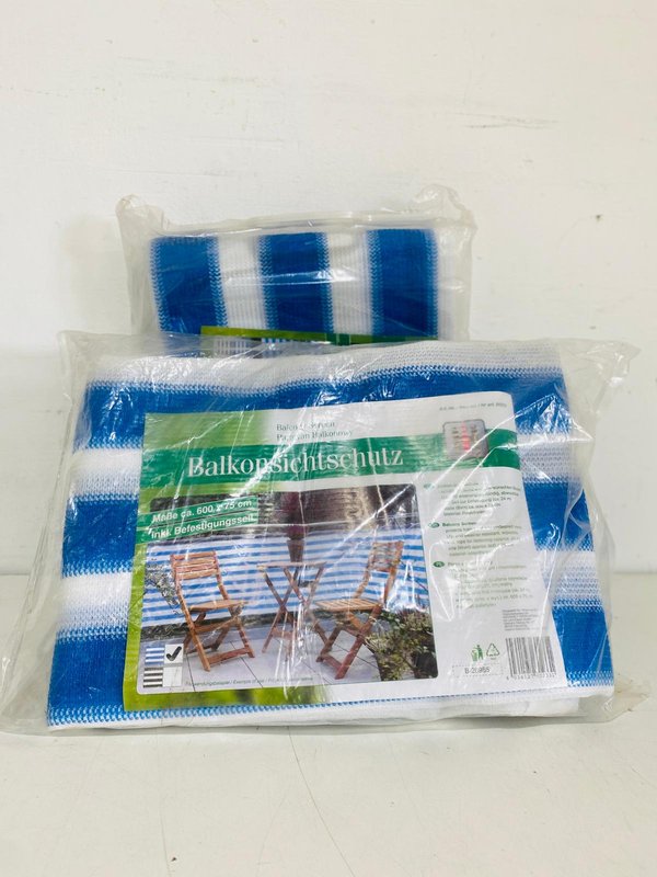 Lotes de toallas rectangulares blancas y azules - imagen 1