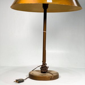 Lámpara de Mesa Bronceada con Pantalla Grande - imagen 4