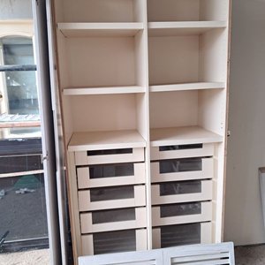 Lote anterior: Placard Blanco Roble con 10 Cajones y Puertas Batientes