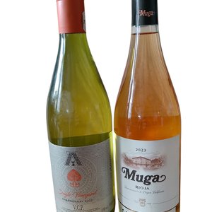 Set de 2 Botellas de Vino: Muga Rioja Rosado y Single Vineyard Chardonnay - imagen 2