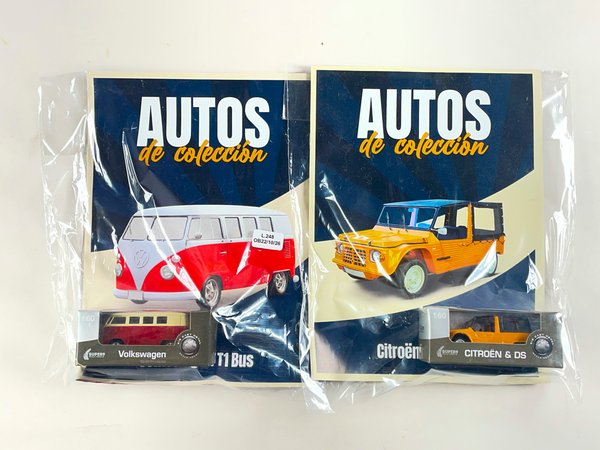 Dos Autos a Escala 1/60: Volkswagen T1 Bus y Citroën - imagen 1