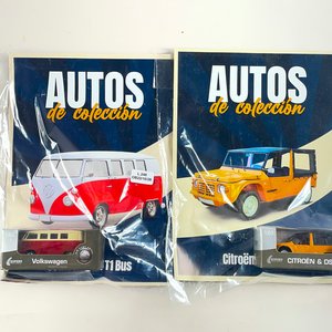 Lote siguiente: Dos Autos a Escala 1/60: Volkswagen T1 Bus y Citroën