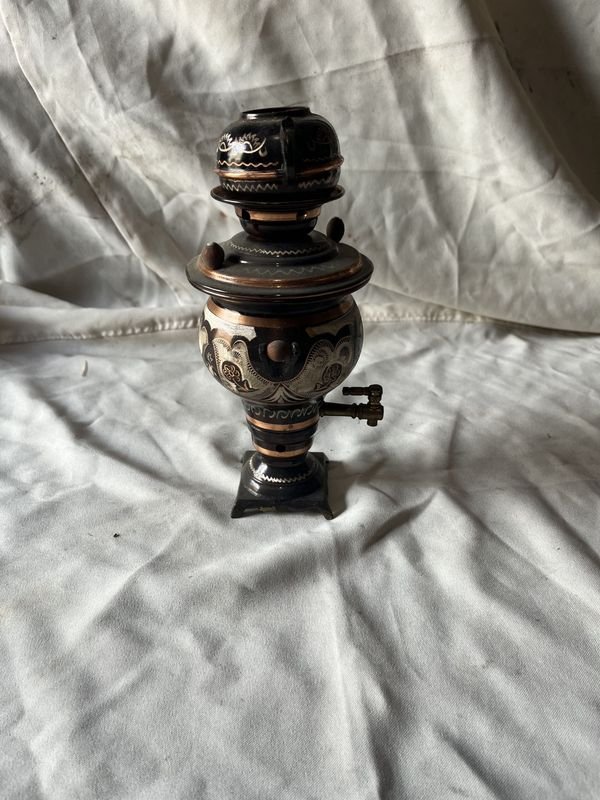 Samovar de cobre esmaltado para té - imagen 2