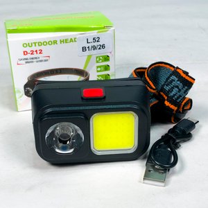 Linterna Frontal LED Recargable para Pesca y Exterior - imagen 1