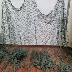 Lote anterior: Antigua Red de Pesca Boliche Verde Grande Decoración Artesanal 4x8 m