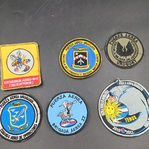 Lote de 6 Parches Bordados Fuerza Aérea Uruguaya - imagen 3