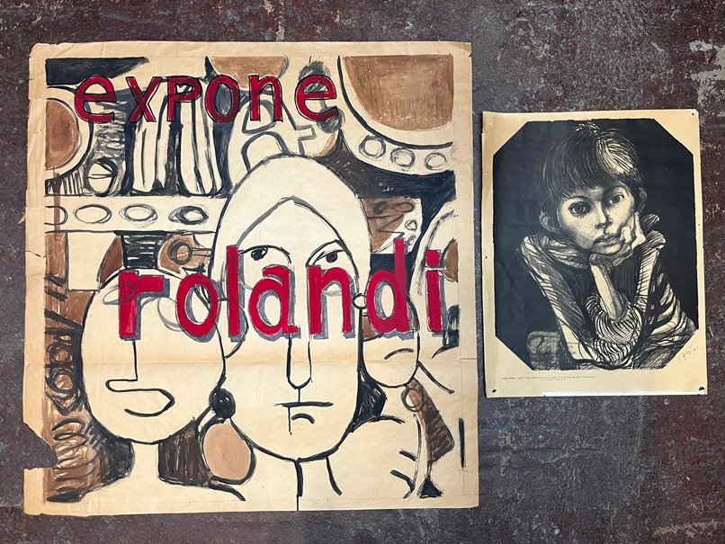 Lote anterior: Afiche de Exposición Rolandi - Acuarela y Tinta sobre Papel