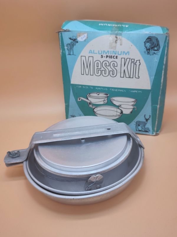 Kit de cocina de aluminio 5 piezas para campistas, cazaristas y pescadores - imagen 14