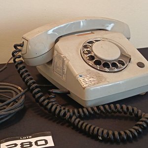 Teléfono Antiguo de Disco Alpha República Democrática Alemana - imagen 1