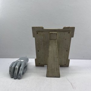 Espejo Antiguo Biselado con Marco de Madera Tallada - imagen 3