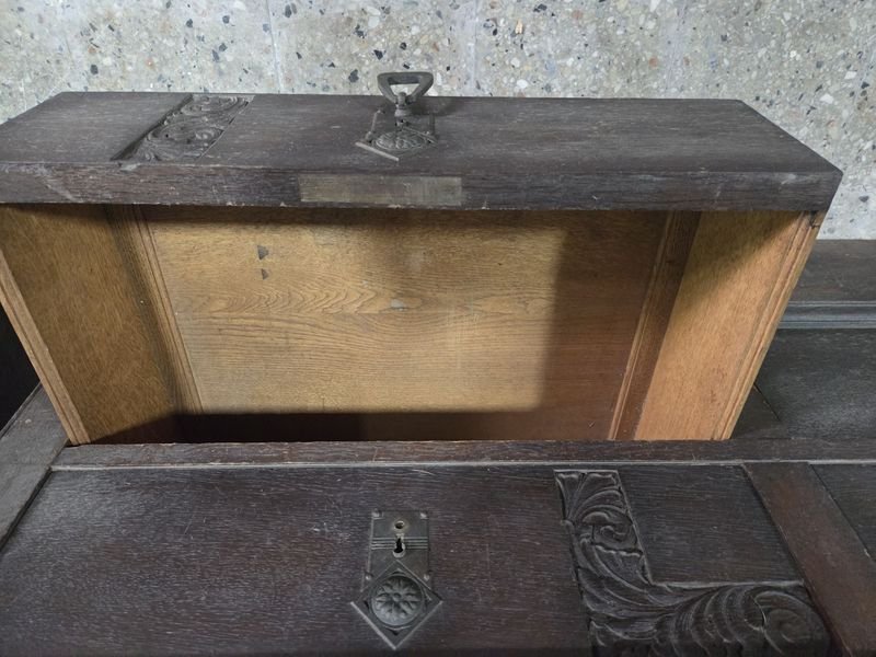 Muebles exhibidores antiguos en Roble Europeo para restaurar - imagen 6