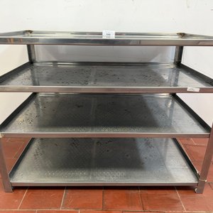 Lote siguiente: Estantería de Acero Inoxidable con 4 Niveles - 80x48x60cm