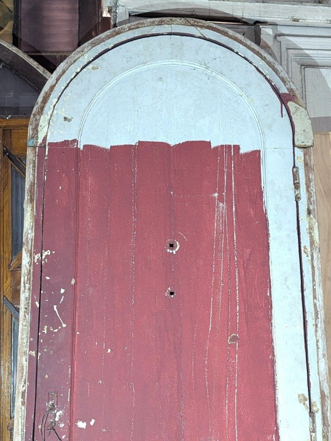 Puerta antigua de madera con arco carpanel - imagen 10