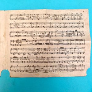 Partitura Antigua "El Gaitero" Aires Asturianos Obsequio Publicitario - imagen 5