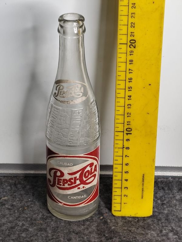 Botella Antigua Pepsi-Cola "Bidú" - Industria Uruguaya - imagen 1