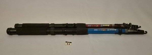 Cañas de Pescar Telescópicas Arenae II con Porta-Carretes y Guías - imagen 3