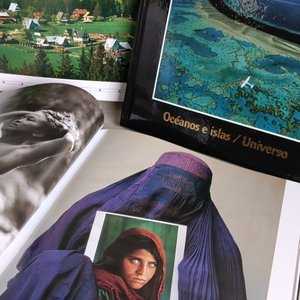Lote de 4 Atlas National Geographic: Animales, Océanos, África y Asia - imagen 3