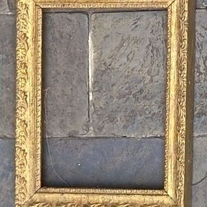 Pintura "Cuerda de Tambores" Anónima con Marco Dorado y Marcos Adicionales - imagen 4