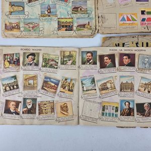 4 Álbumes Antiguos de Figuritas Década 1960 - Música, Mitología, Alemania y Más - imagen 4