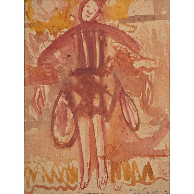 Acuarela de Javiel Raúl Cabrera: Retrato con estilo y expresión