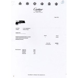 Gemelos Cartier de Acero Macizo con Caja y Documentación - imagen 4