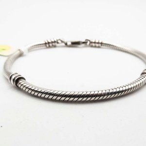 Pulsera Cola de Ratón Plateada 17 cm - imagen 2
