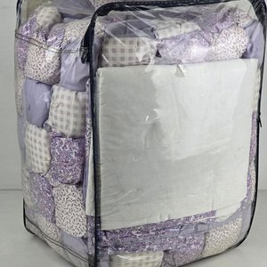 Juego de Edredón Patchwork Park Avenue Lavanda y Pasteles - imagen 3