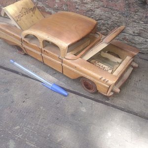 Chevrolet Clásico de Madera Estilo Años 50 - imagen 5