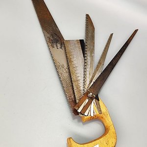 Juego de 5 Hojas de Sierra Múltiple "Caballito" West Germany - imagen 1